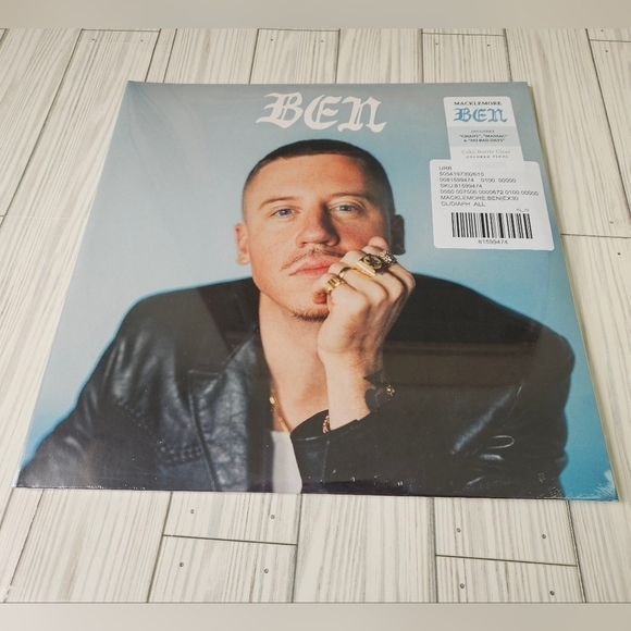 Macklemore Ben Limited Edition Vinyl 2XLP  in Coke Bottle Clear NWT - Picture 3 of 4